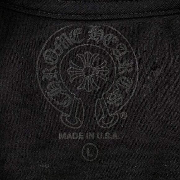 Chrome Hearts Black Graphic Logo T-Shirt Size L - Picture 5 of 8